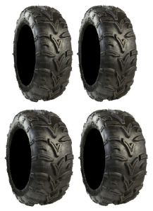 Full set of Duro Kaden (6ply) 25x8-12 and 25x10-12 ATV Tires (4)