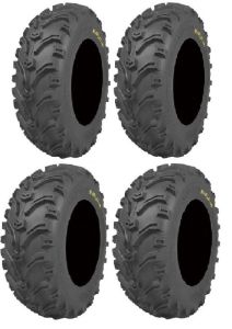 Full set of Kenda Bear Claw (6ply) 23x7-10 and 23x10-10 ATV Tires (4)