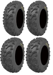 Full set of Kenda Bear Claw (6ply) 24x8-12 and 24x10-11 ATV Tires (4)