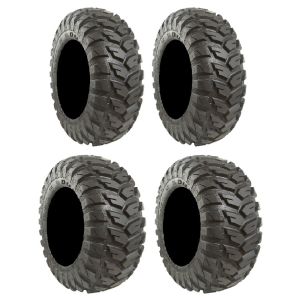 Full set of Duro Frontier (6ply) Radial 25x8-12 and 25x10-12 ATV Tires (4)