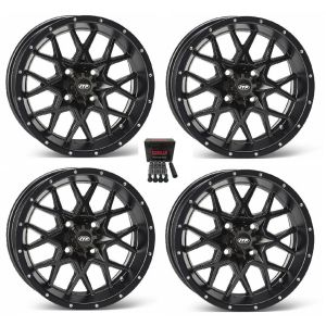 ITP Hurricane ATV Wheels/Rims Matte Black 12