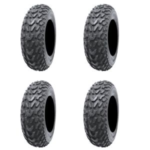 Full set of Kenda Pathfinder 25x8-12 and 24x10-12 ATV Tires (4)