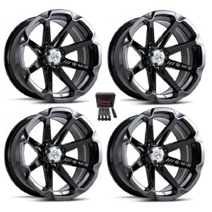 MSA M12 Diesel ATV Wheels/Rims Black 14