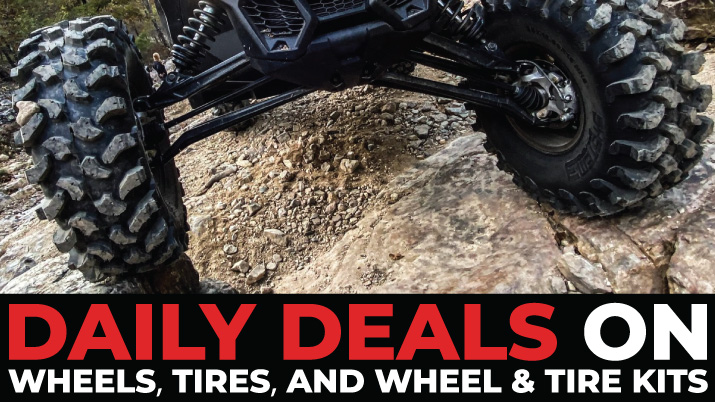 Daily deals on wheels, tires, and wheel/tire kits!